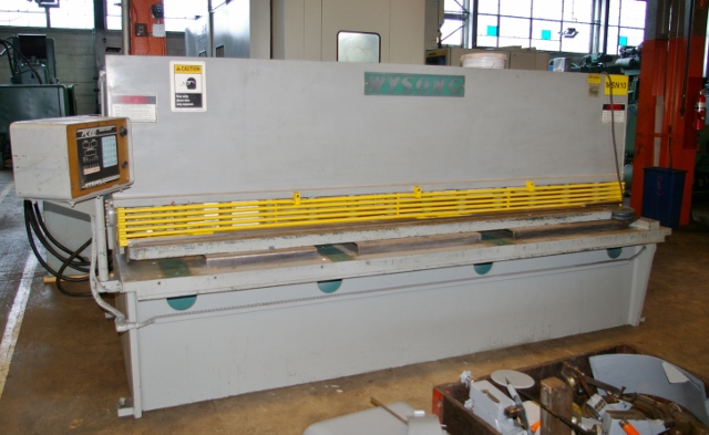 1/4" x 10' WYSONG ... PLATE METAL SHEAR